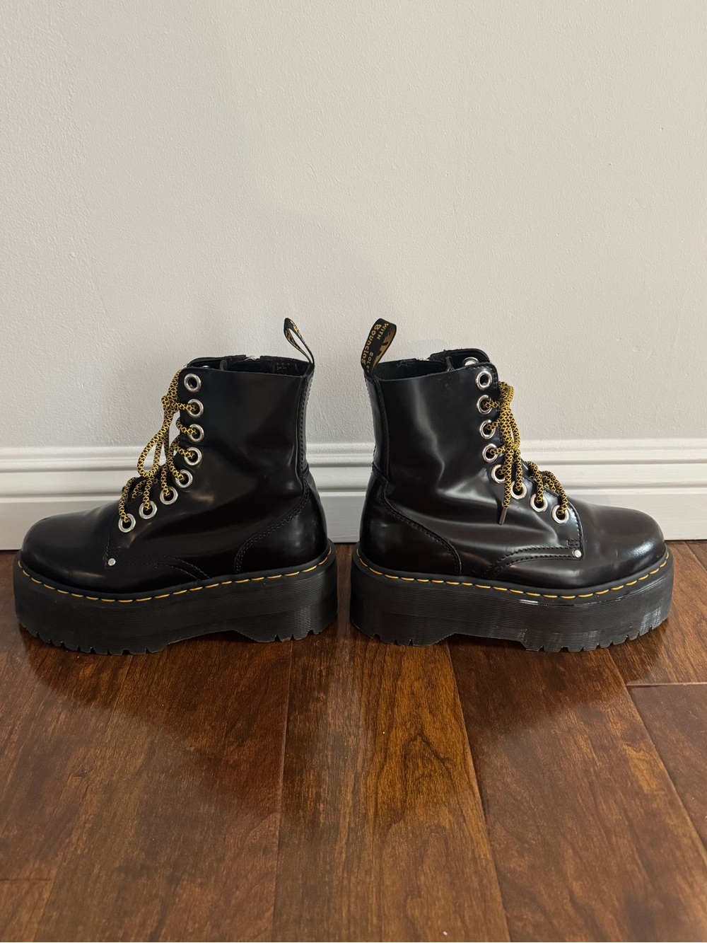 Dr Martens Jason Max Platform Boots - Black Size 7 - Picture 6 of 9